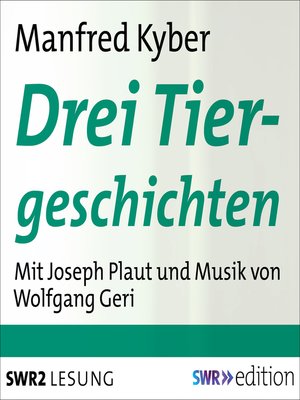 cover image of Drei Tiergeschichten